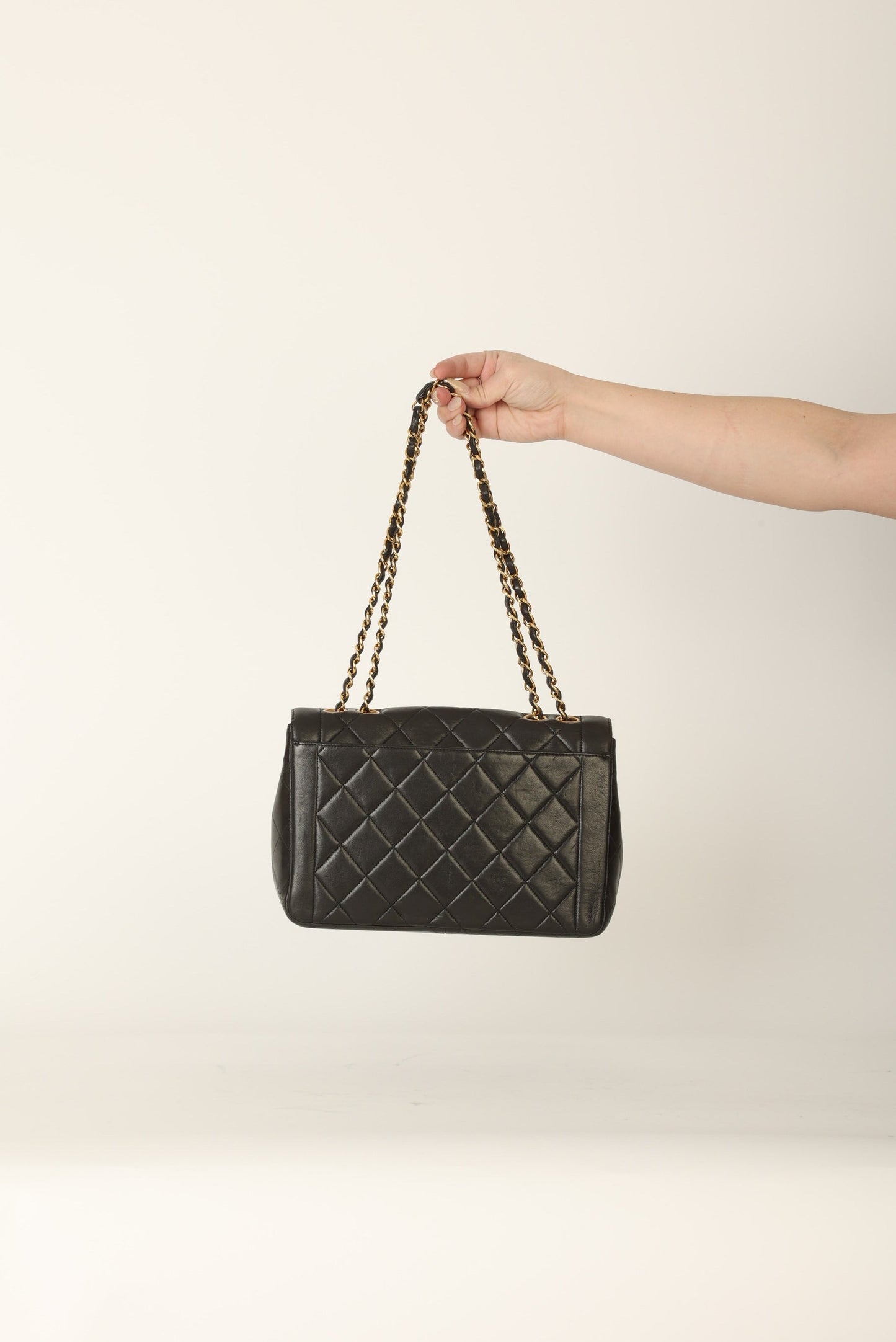 Chanel 1994 Lambskin Turnlock Single Flap