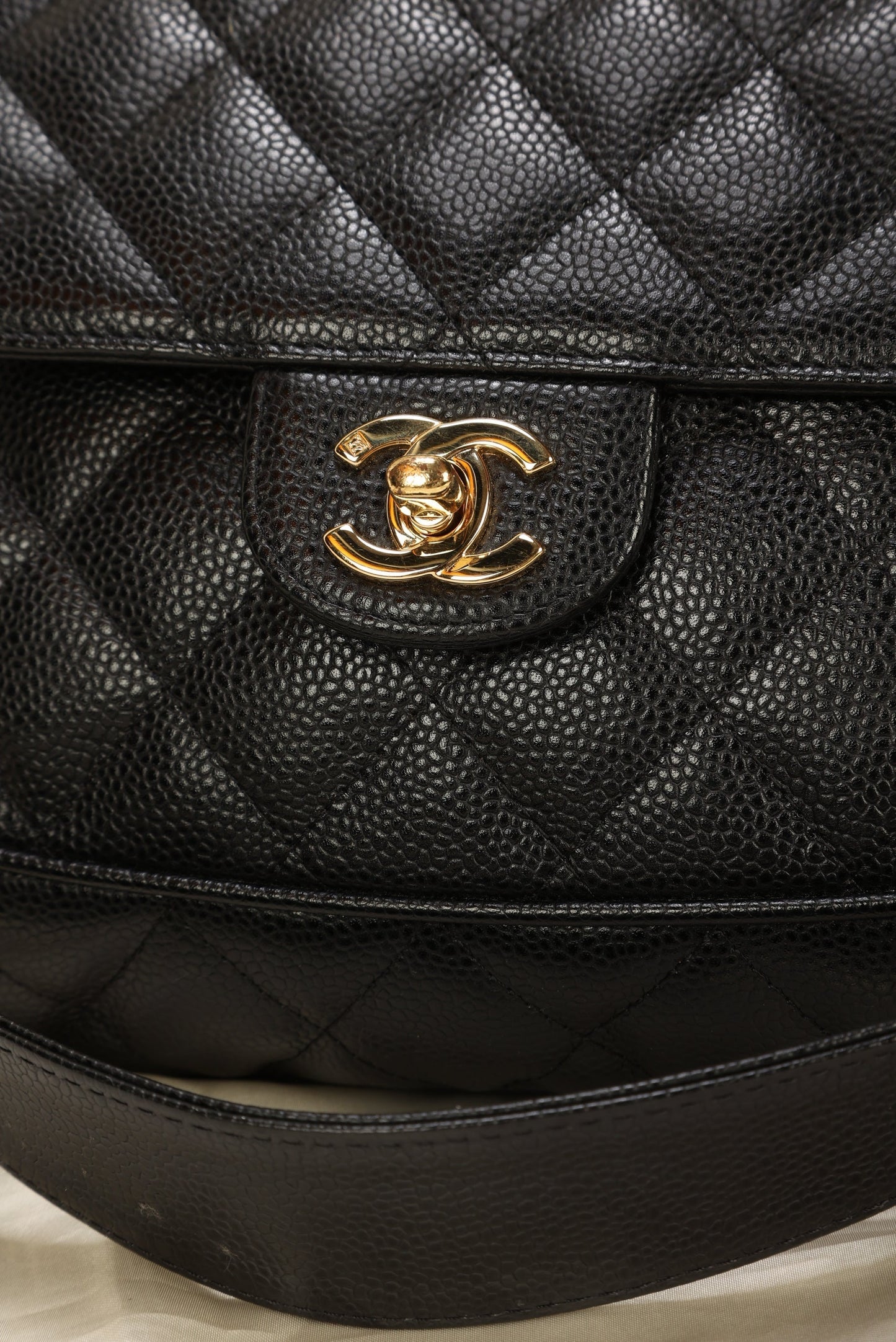 Extremely Rare Chanel Caviar Shoulder Bag
