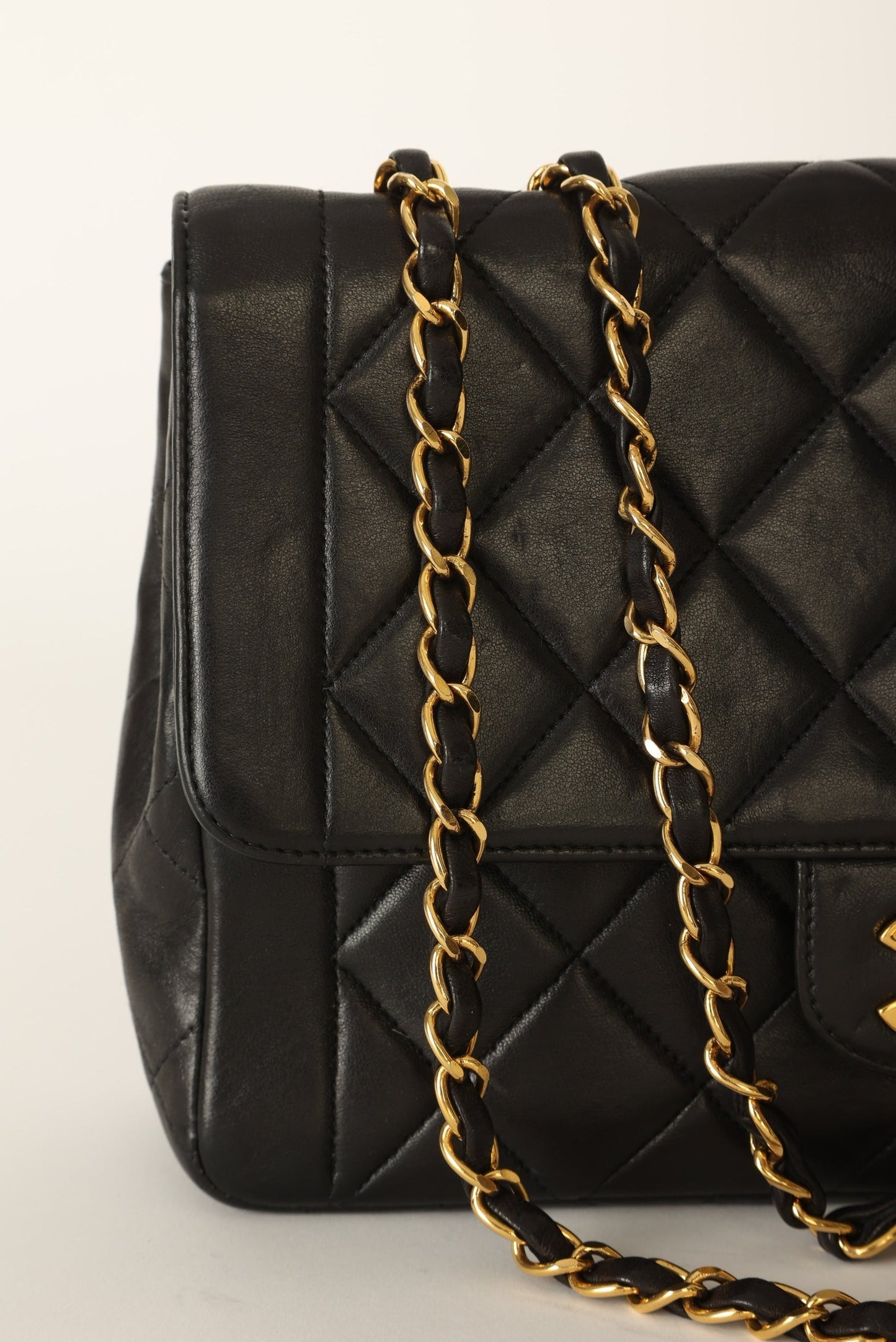Chanel 1994 Lambskin Turnlock Single Flap