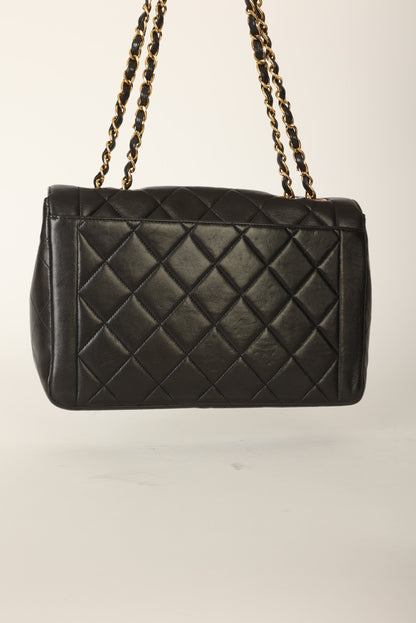 Chanel 1994 Lambskin Turnlock Single Flap