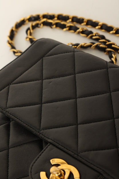 Chanel 1994 Lambskin Turnlock Single Flap