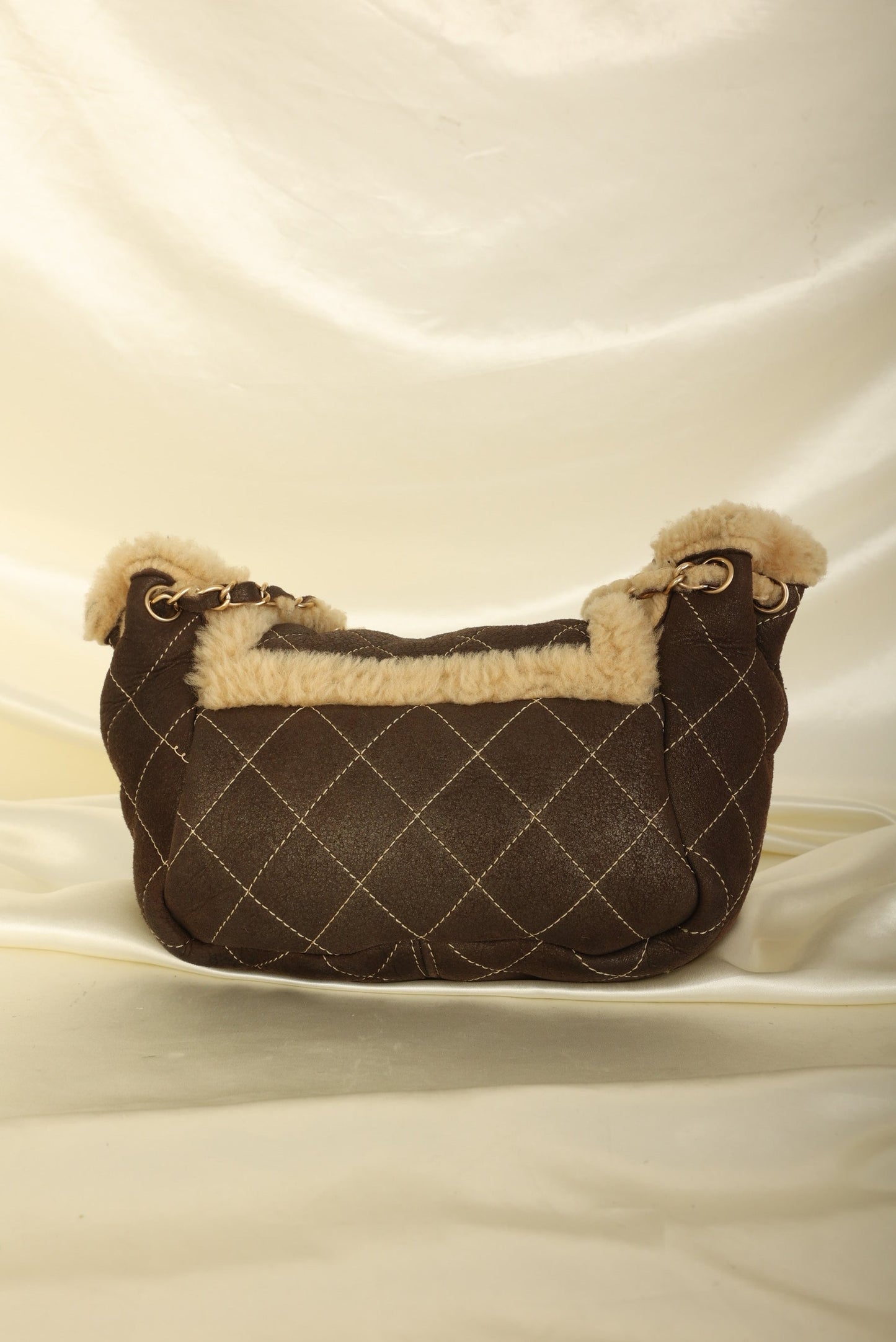 Chanel 2004 Shearling Chain Flap