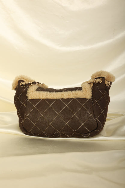 Chanel 2004 Shearling Chain Flap