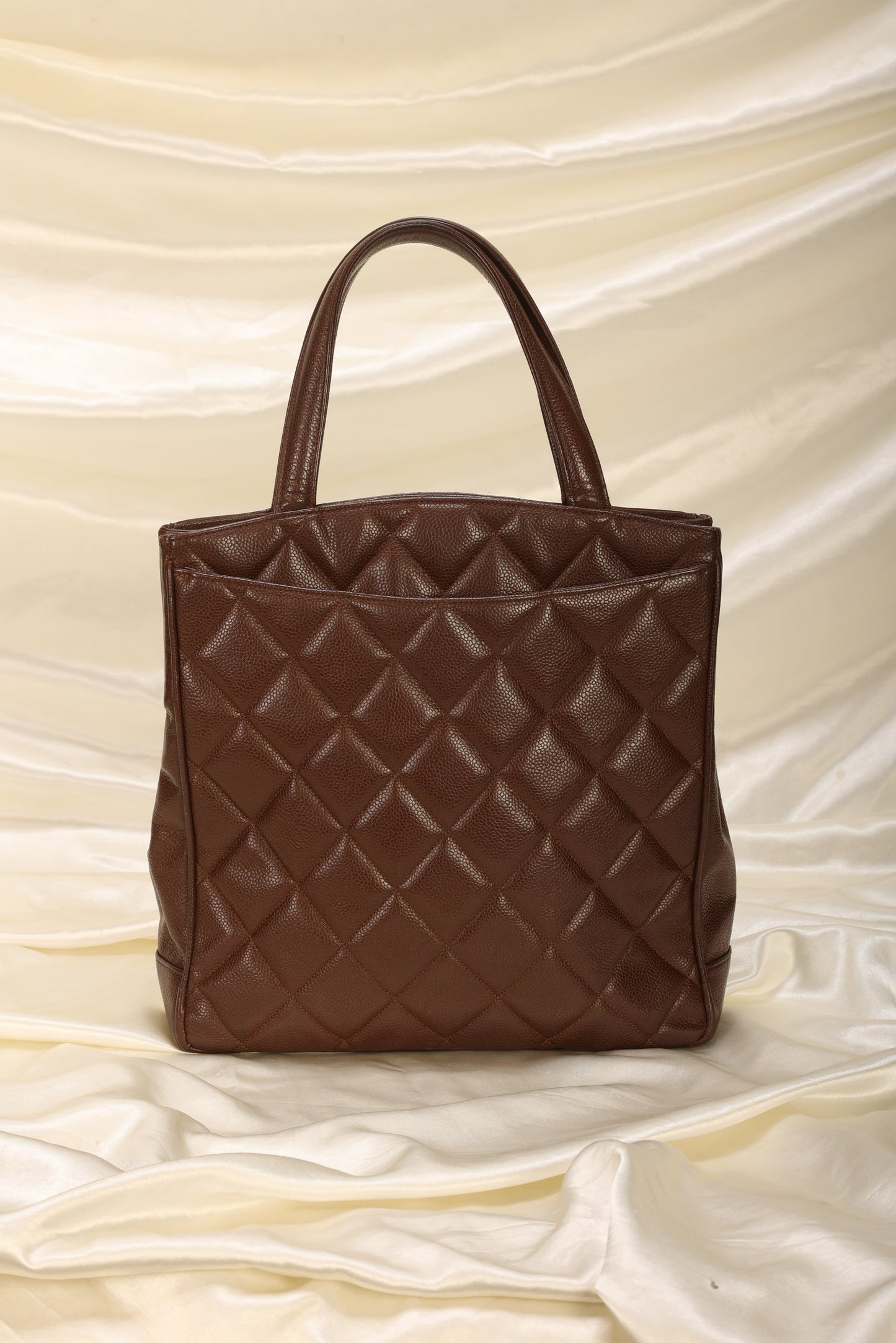 Chanel Caviar XL Logo Tote