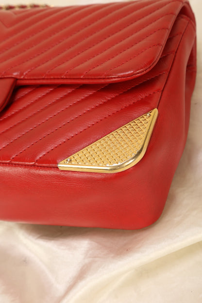Chanel Rock the Corner Chevron Lambskin Half Flap