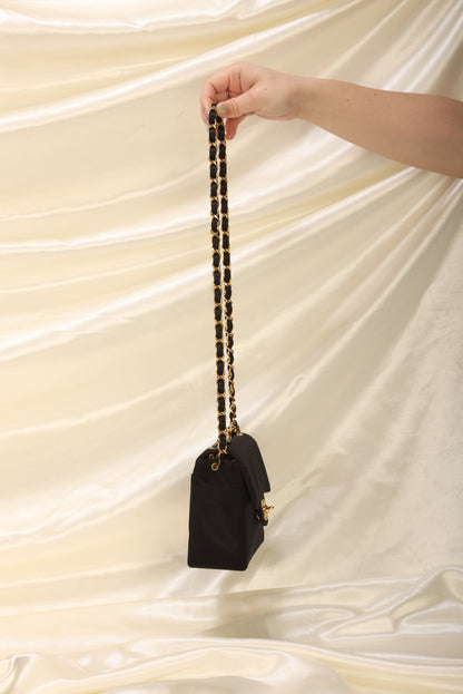 Extremely Rare Chanel Satin Mini Half Flap