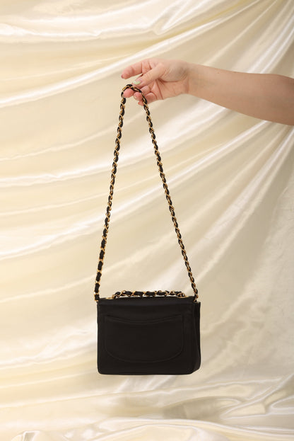 Extremely Rare Chanel Satin Mini Half Flap