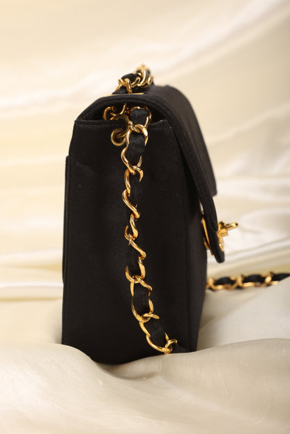 Extremely Rare Chanel Satin Mini Half Flap
