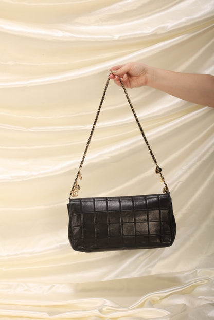 Extremely Rare Chanel Lambskin Charm Chocolate Bar
