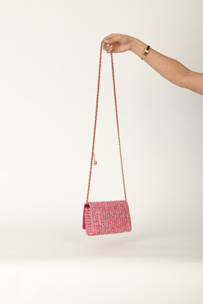 Chanel 2019 Tweed Wallet on Chain