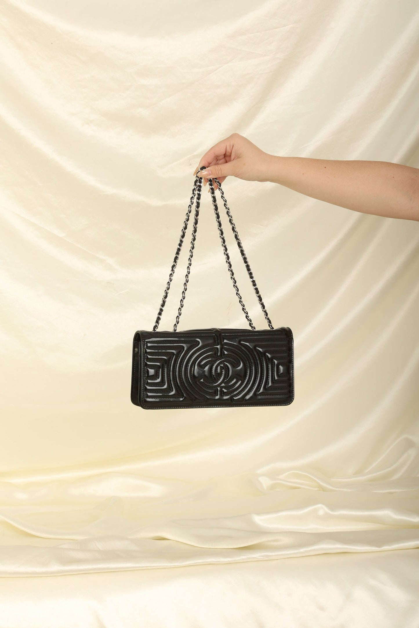 Chanel Patent Timeless Geometric Flap