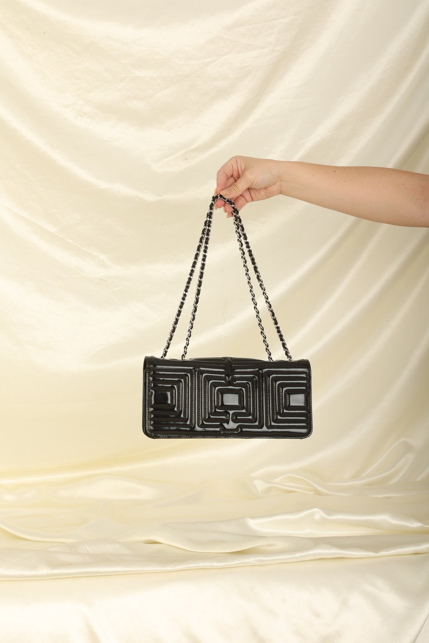 Chanel Patent Timeless Geometric Flap