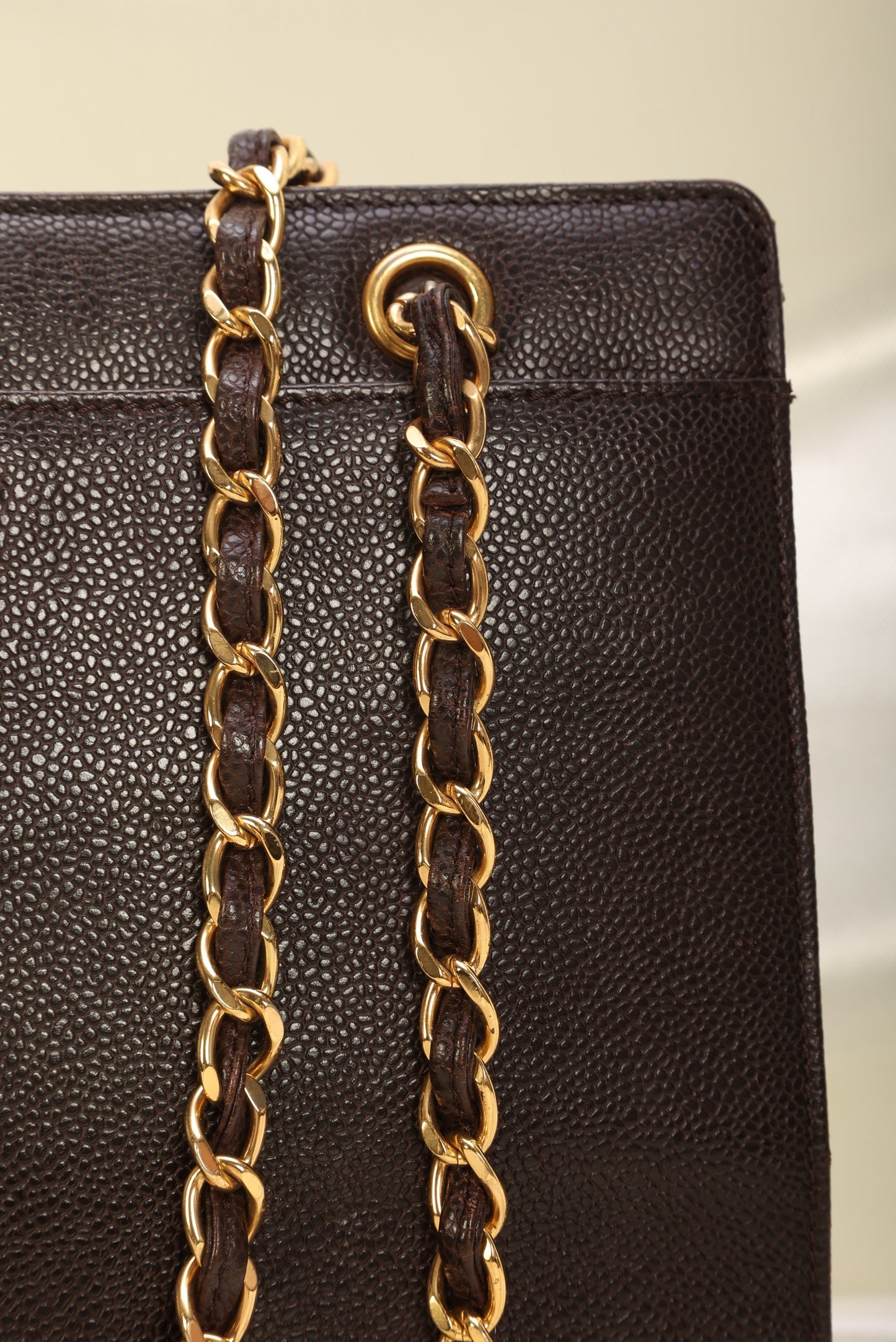 Chanel Caviar Turnlock Tote