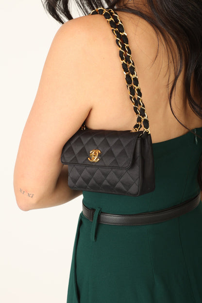 Chanel Satin Mini Flap