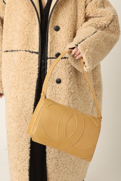 Chanel 2004 Caviar Shoulder Flap Bag