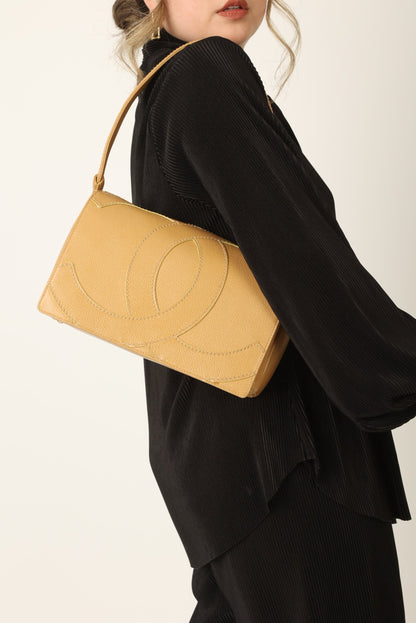 Chanel 2004 Caviar Shoulder Flap Bag