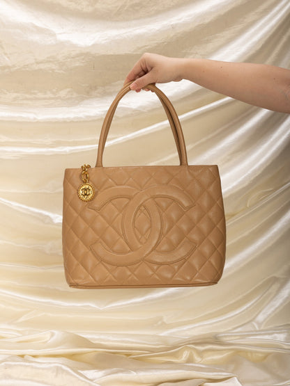 Chanel Caviar Medallion Tote