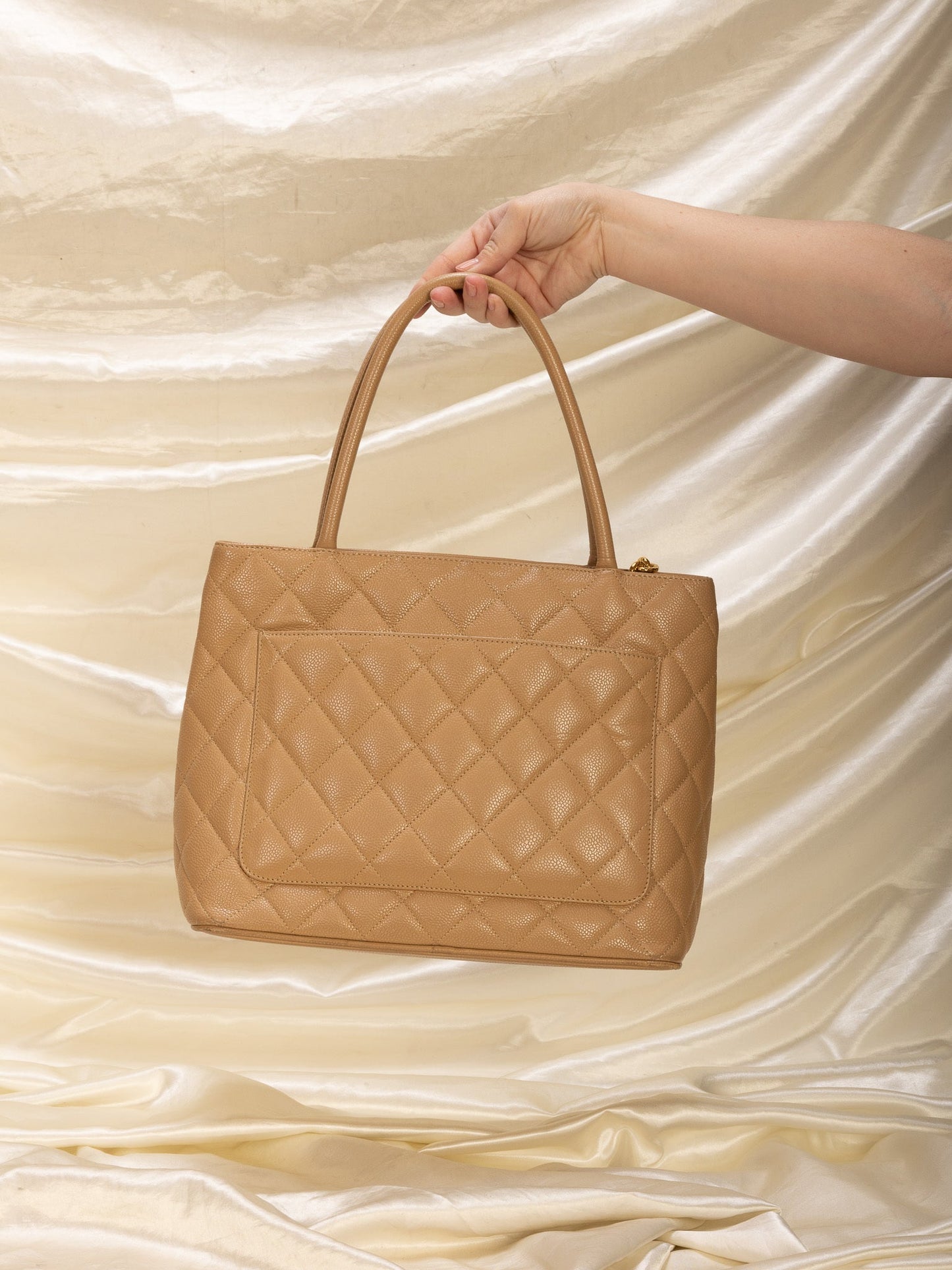 Chanel Caviar Medallion Tote
