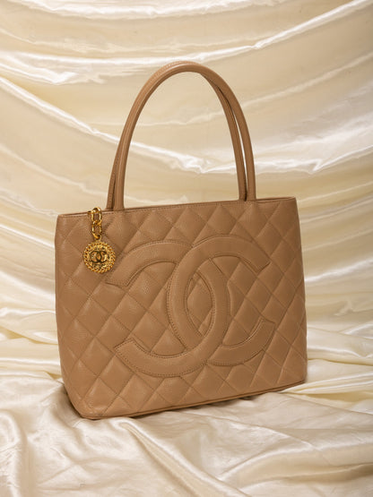 Chanel Caviar Medallion Tote