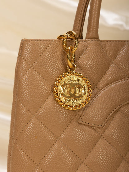 Chanel Caviar Medallion Tote
