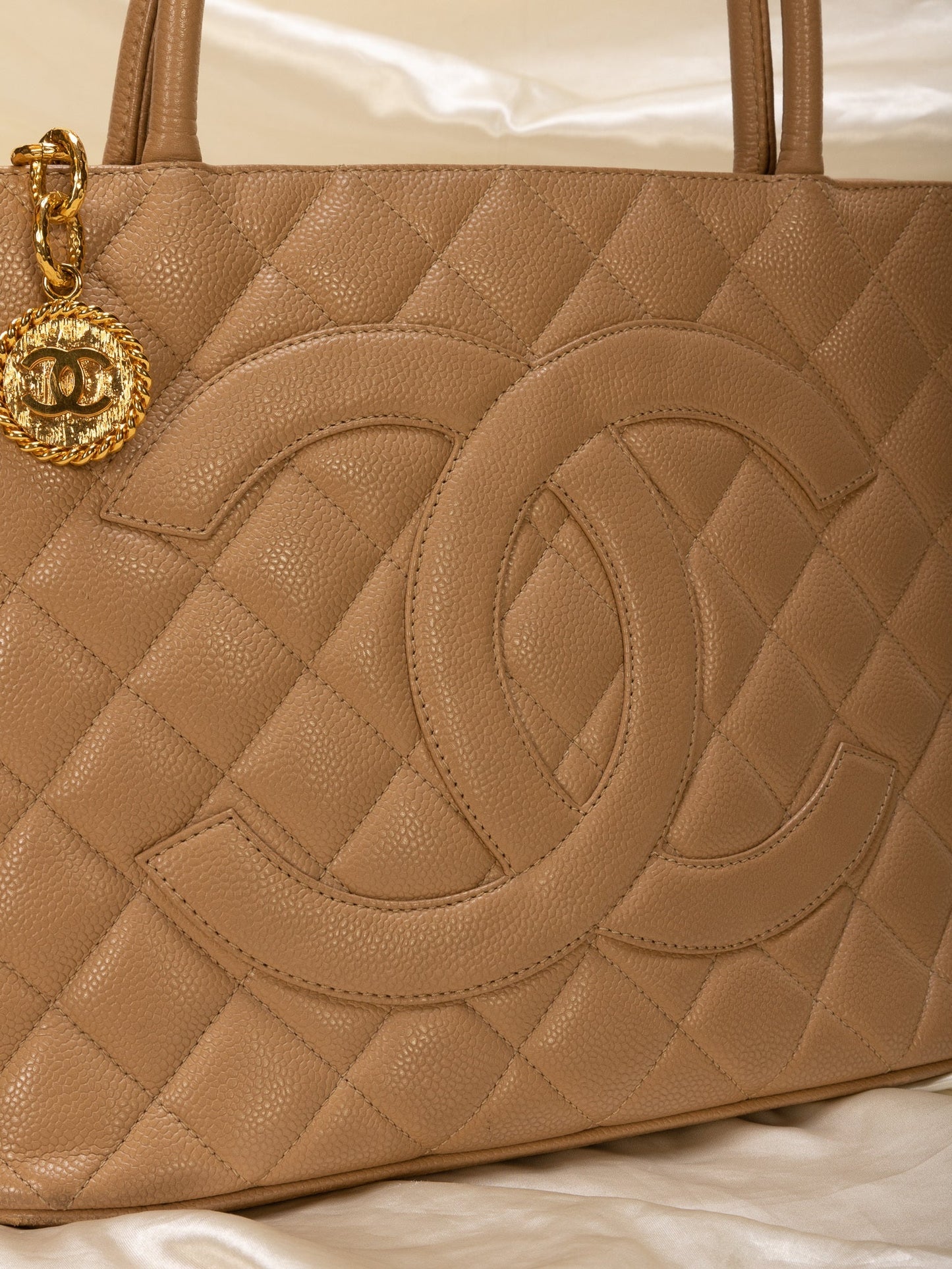 Chanel Caviar Medallion Tote