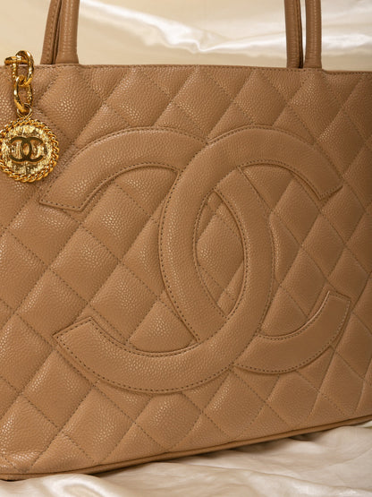 Chanel Caviar Medallion Tote