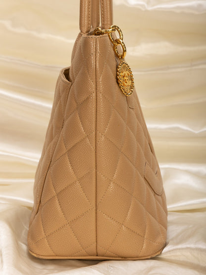 Chanel Caviar Medallion Tote