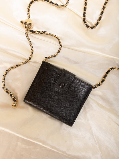 Chanel Caviar Wallet On Chain