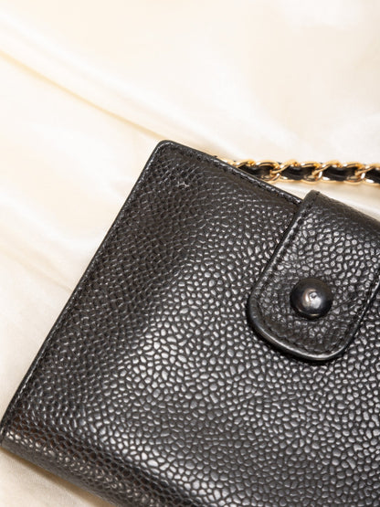 Chanel Caviar Wallet On Chain