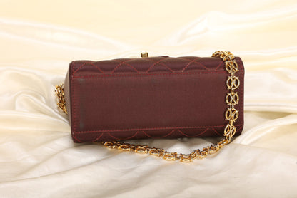 Extremely Rare Chanel Satin Chain Pochette