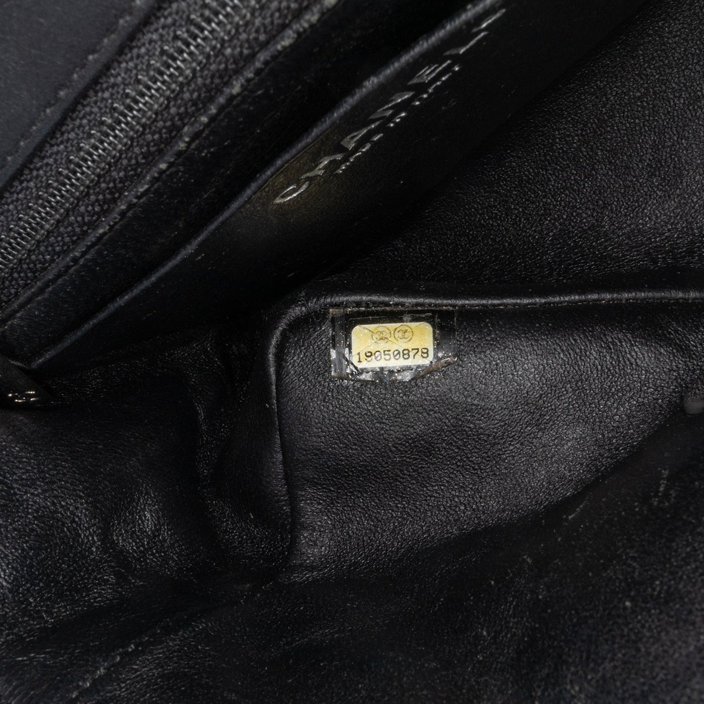 Black Chanel Mini Square Classic Patent Single Flap Crossbody Bag