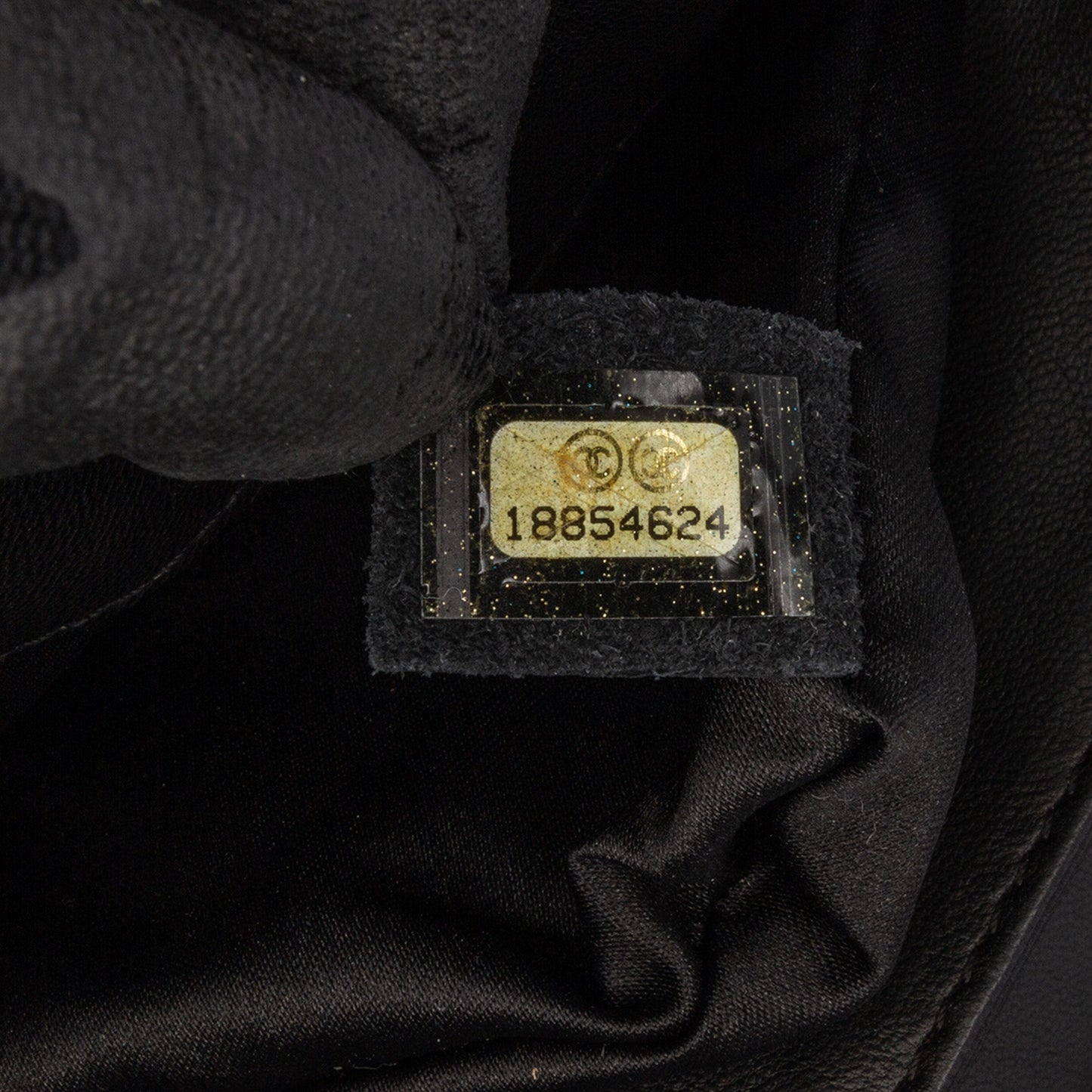 Black Chanel Quilted Lambskin Accordion Flap Shoulder Bag