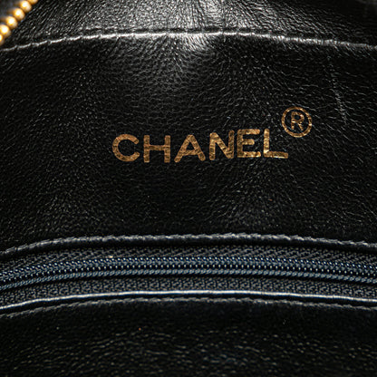 Black Chanel Quilted Lambskin Tassel Camera Bag