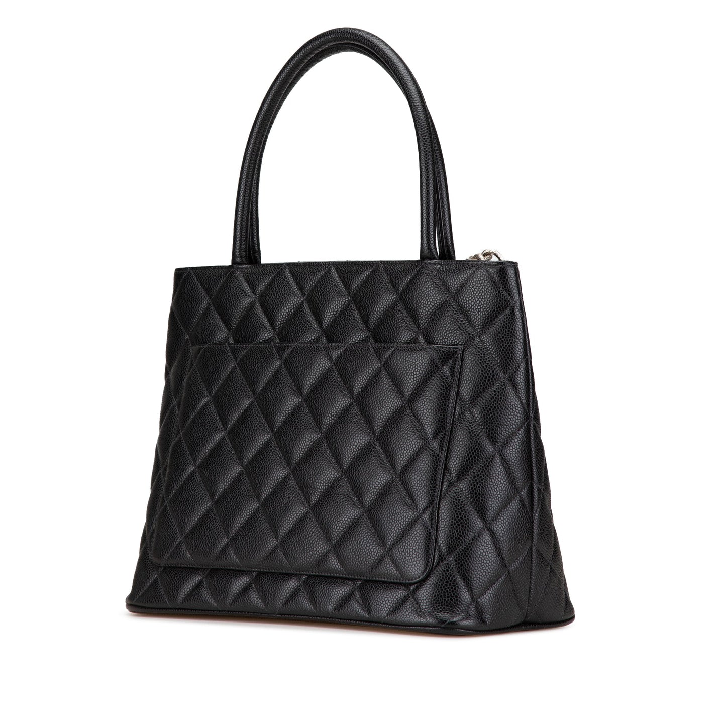 Black Chanel Caviar Medallion Tote