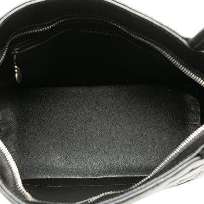 Black Chanel Caviar Medallion Tote