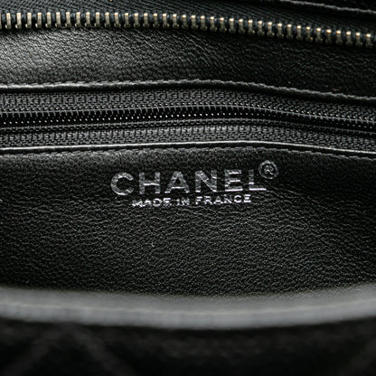 Black Chanel Caviar Medallion Tote