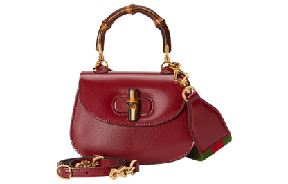 (WMNS) Gucci Bamboo 1947 Super Mini Bag 'Red' 686864-10ODT-6674