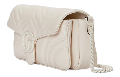 (WMNS) Gucci GG Marmont Matelasse Shoulder Bag 'White' 734814-DAAAI-9022