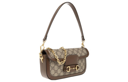 (WMNS) Gucci Horsebit 1955 Shoulder Bag 'Beige Ebony' 735178-92TCG-8563