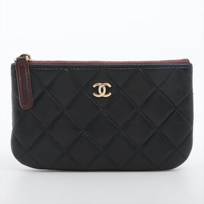 Chanel Matelasse Ram Leather Coin Case