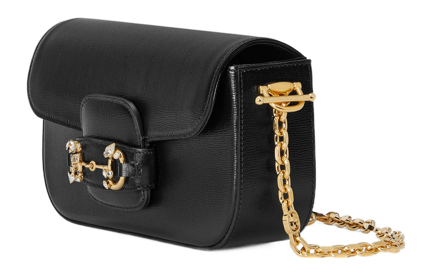 (WMNS) Gucci Horsebit 1955 Small Shoulder Bag 'Black' 735178-AACPL-1081