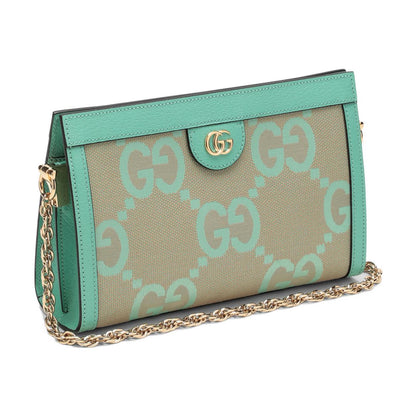(WMNS) Gucci Ophidia Jumbo GG Small Shoulder Bag 'Beige Green Mint' 503877-UKMBG-9549