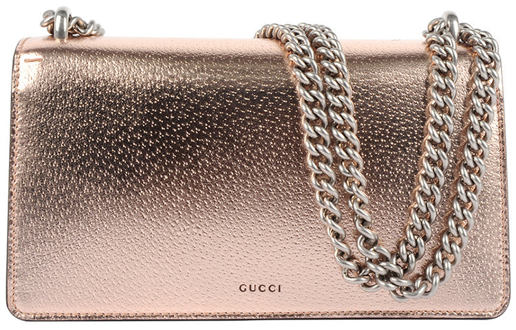 (WMNS) Gucci SS21 DionysusSeriesSingleShoulderMessengerChain Rose Golden 499623-1TRBR-8373