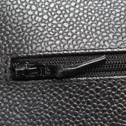 Chanel Caviar Jumbo Classic Double Flap Bag Leather Shoulder Bag in Great Condition