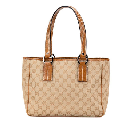 Gucci Canvas Leather Tote Bag 113019