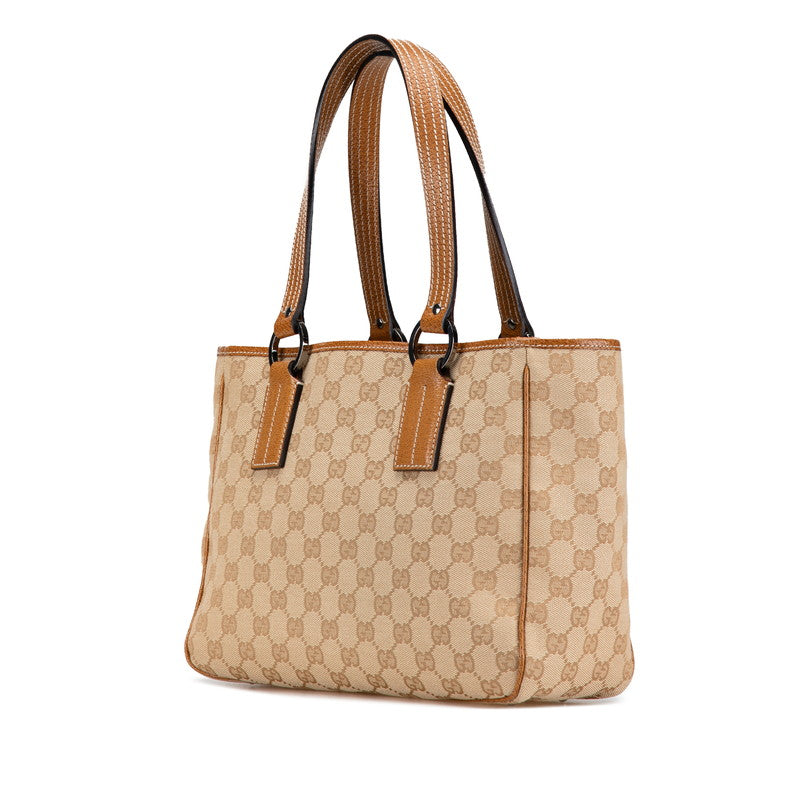 Gucci Canvas Leather Tote Bag 113019