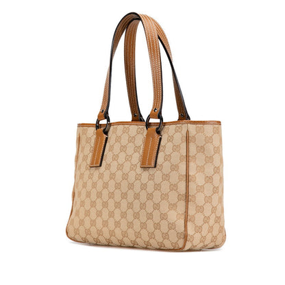 Gucci Canvas Leather Tote Bag 113019