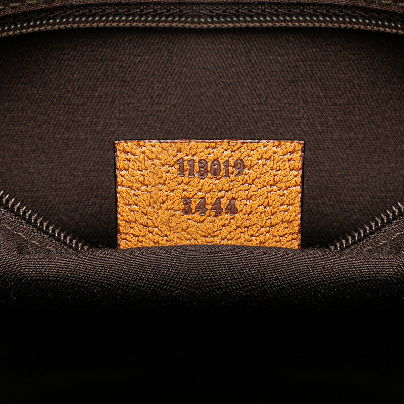 Gucci Canvas Leather Tote Bag 113019