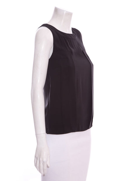 Chanel Black Multi Panel Detail Tank SZ 34