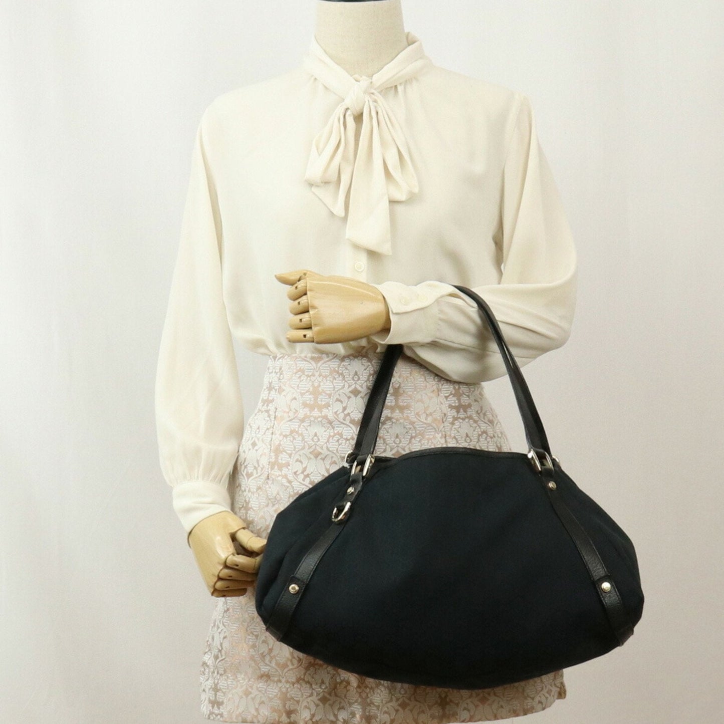 GUCCI Abbey Line Tote Bag GG Canvas 130736 Women's